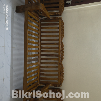সেগুন কাঠের সোফা সেট